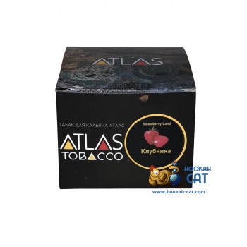 Табак для кальяна Atlas Tobacco Strawberry Land (Атлас Клубника) 100г Акцизный