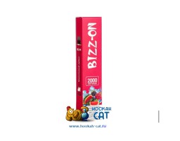 Одноразовая электронная сигарета Bizz-on Малиновый Арбуз 2000 затяжек
