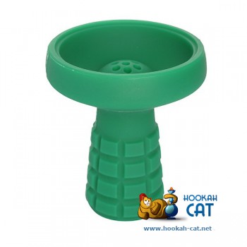 Чаша для кальяна силиконовая Hype Grenade Green (Хайп Граната Зеленая)