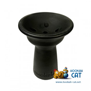 Чаша для кальяна глиняная Smokelab Classic V1 Black (Смоклаб Классик в1 Черная)