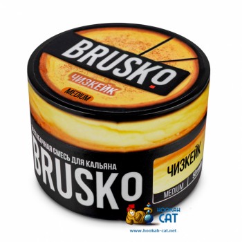 Бестабачная смесь для кальяна Brusko Medium Чизкейк (Бруско Медиум) 50г