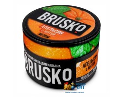 Бестабачная смесь Brusko Medium Апельсин с Мятой 50г