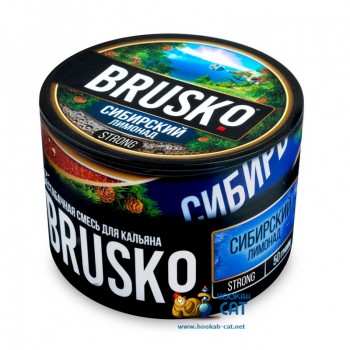 Бестабачная смесь для кальяна Brusko Strong Сибирский Лимонад (Бруско Стронг) 50г