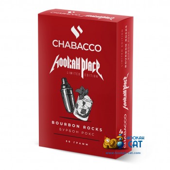 Бестабачная смесь для кальяна Chabacco Bourbon Rocks (Чайная смесь Чабако Бурбон Рокс) Medium 50г Limited Edition