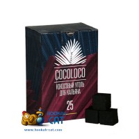 Кокосовый уголь для кальяна Cocoloco (Коколоко) 72 шт. (25мм, 1кг)