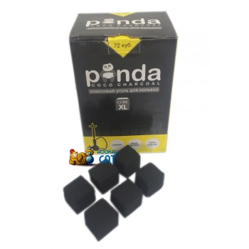 Уголь для кальяна Panda Cube XL (Панда Черный) 72 шт. (25мм, 1кг)