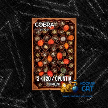 Бестабачная смесь для кальяна основе чая Cobra Virgin Opuntia (Кобра Опунция Вирджин) 50г