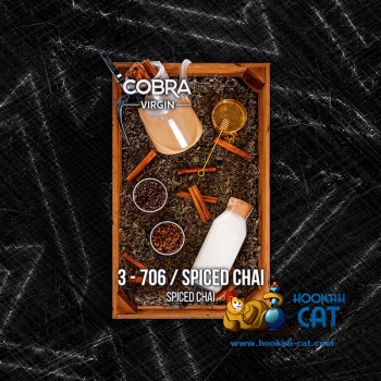 Бестабачная смесь для кальяна на основе чая Cobra Virgin Spiced Chai (Кобра Спайс Чай Вирджин) 50г