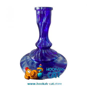 Колба для кальяна Vessel Glass Елка Синяя Крошка купить в Москве быстро и недорого