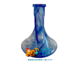 Колба для кальяна Vessel Glass Синий Алебастр