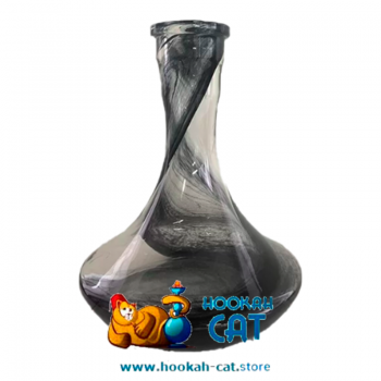 Колба для кальяна Vessel Glass Черный Алебастр купить в Москве быстро и недорого