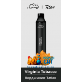 Одноразовая электронная сигарета Hyppe Titan Tobacco Virginia (Хиппи Титан Табак Вирджиния) 3500 затяжек