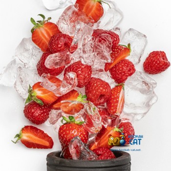 Табак для кальяна Jibiar Ice Strawberry Raspberry (Джибиар Клубника Малина Лед) Акцизный 50г