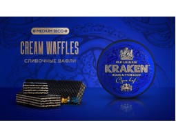 Табак Kraken Creamy Waffles S10 Medium Seco (Вафли) 100г Акцизный