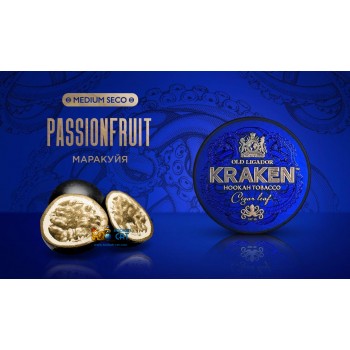 Заказать кальянный табак Kraken Passion Fruit S08 Medium Seco (Кракен Маракуйя) 30г онлайн с доставкой всей России
