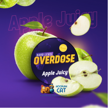 Заказать кальянный табак Overdose Apple Juicy (Овердос Яблоко) 25г онлайн с доставкой всей России