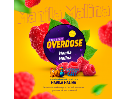 Табак Overdose Manila Malina (Малина) 200г Акцизный