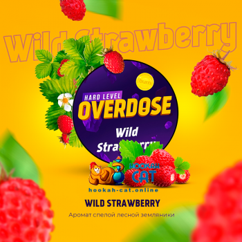  Заказать кальянный табак Overdose Wild Strawberry (Овердос Земляника) 200г онлайн с доставкой всей России
