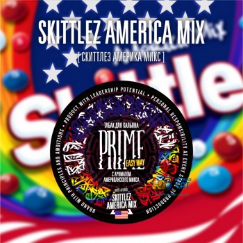 Табак для кальяна Prime Easy Way Skittlez America Mix (Прайм Американский Микс) 25г Акцизный
