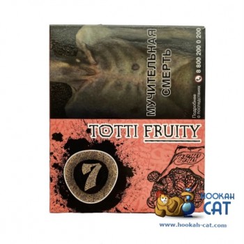 Табак для кальяна Seven Totti Fruity (Семь Тутти Фрутти) 40г Акцизный