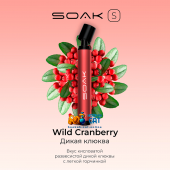 Одноразовая электронная сигарета Soak S Wild Cranberry (Дикая Клюква)