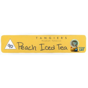 Табак для кальяна Tangiers Peach Iced Tea Noir (Танжирс Персиковый чай со льдом Желтый) 100г Акцизный