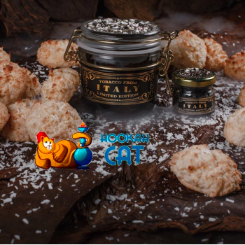 Заказать кальянный табак WTO Italy Coconut Cookies (ВТО Италия Кокосовое Печенье) 20г онлайн с доставкой всей России