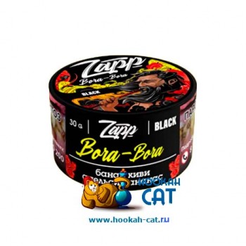 Табак для кальяна Zapp Black Bora Bora (Запп Бора Бора) 30г Акцизный